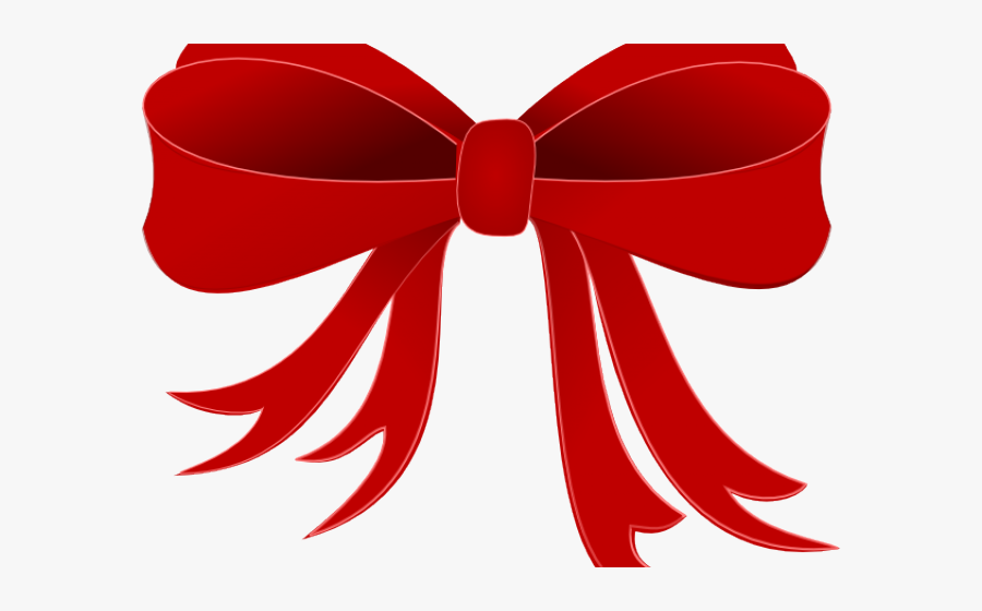 Red Bow Clipart - Girls Bow Clip Art, Transparent Clipart