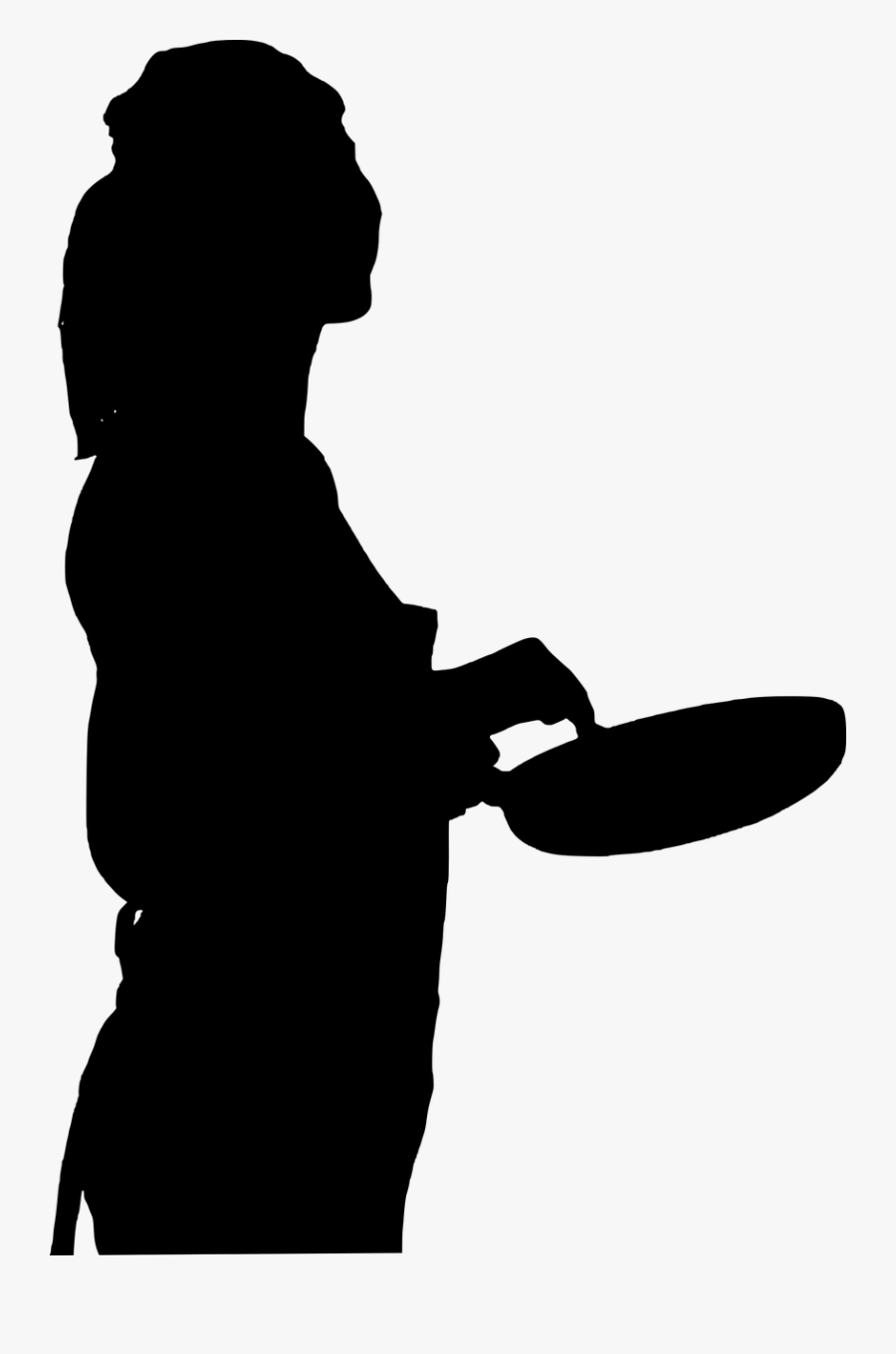 Silhouette Cooking Chef Clip Art - Cooking Silhouette Png, Transparent Clipart