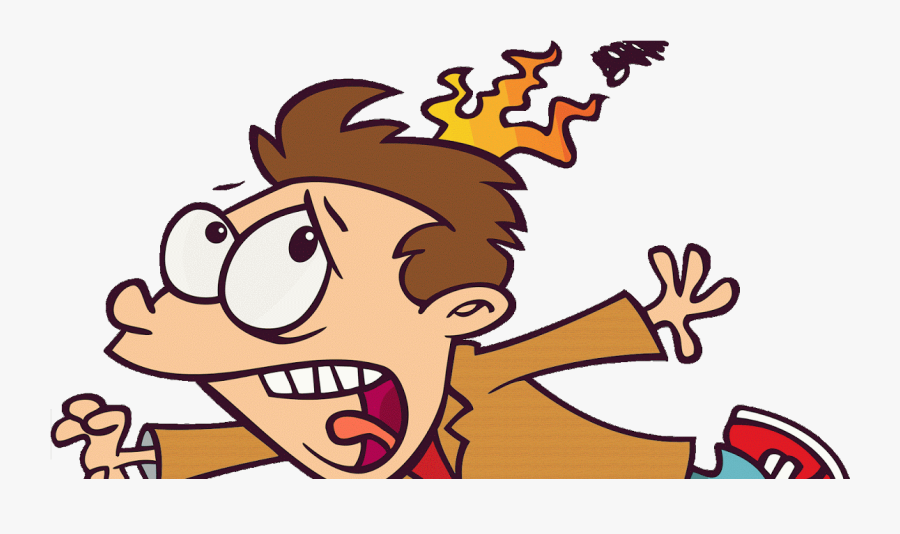 Jamie S Home Cooking - Running With Hair On Fire, Transparent Clipart