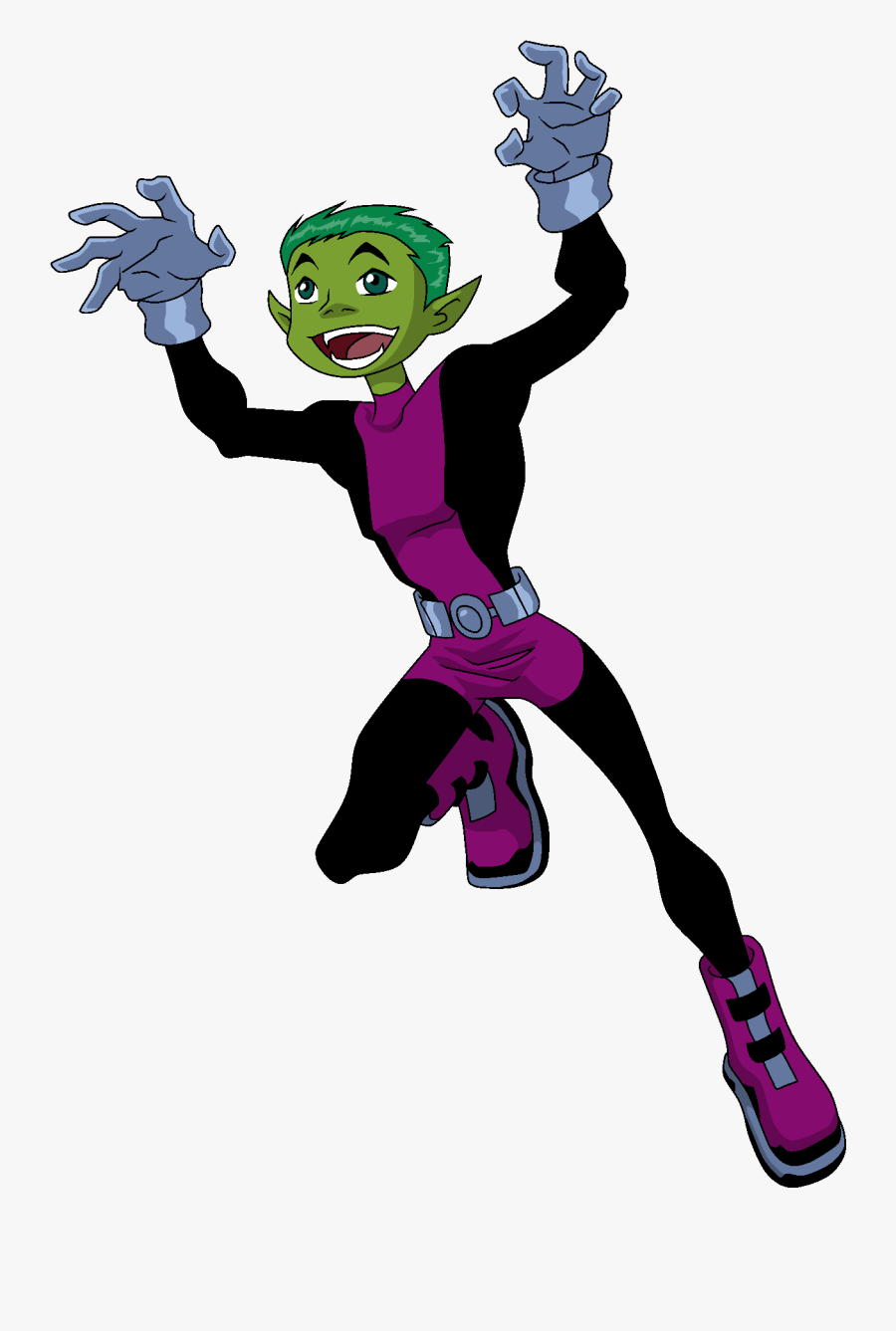 Transparent Teen Boy Clipart - Beast Boy Teen Titans Png, Transparent Clipart