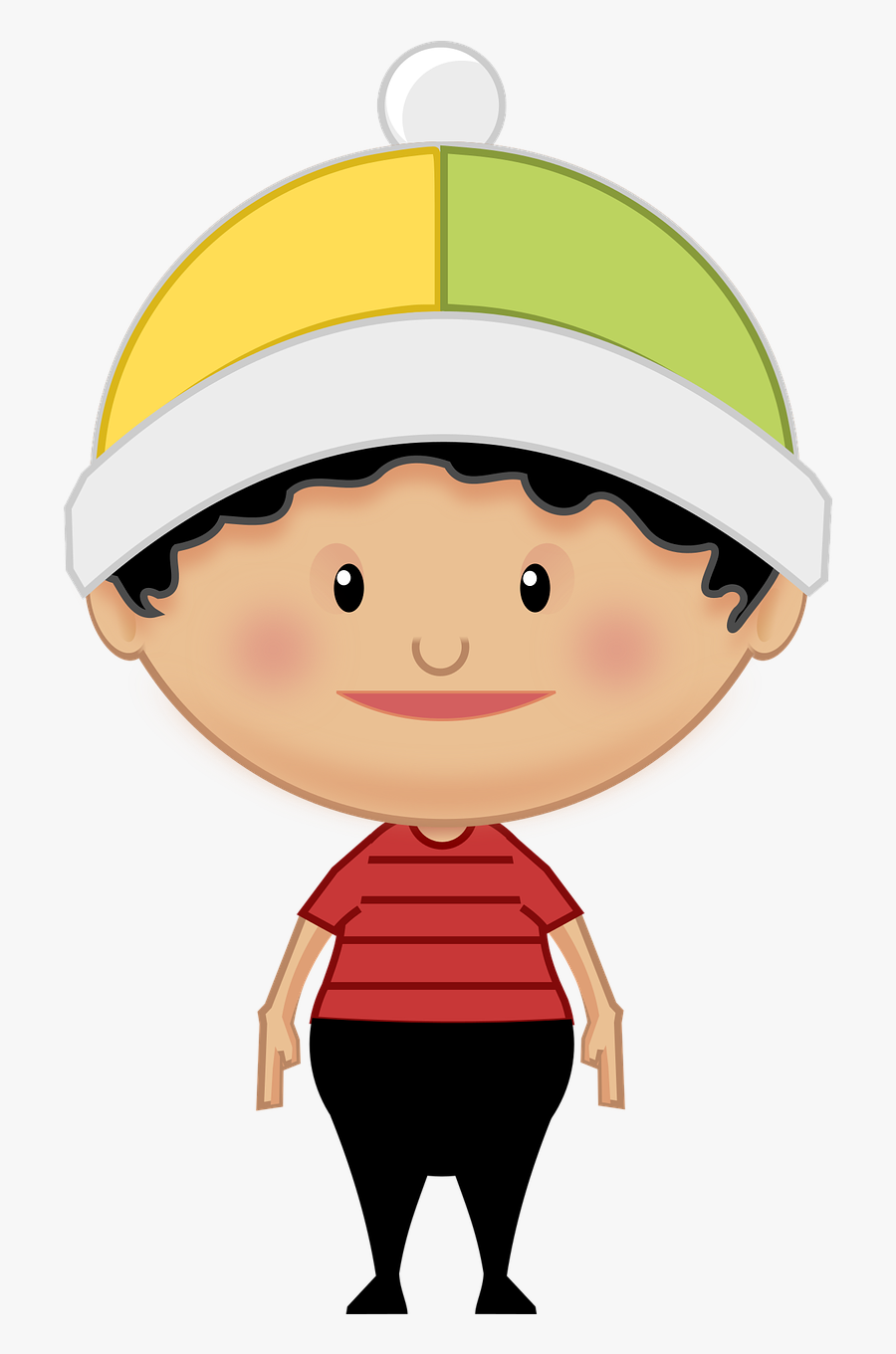 Kid Saying Hi, Transparent Clipart