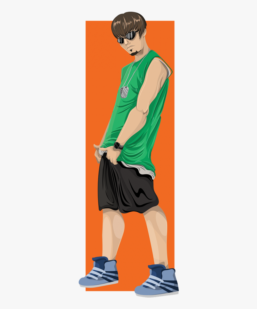 Teenager Boy Lifestyle - Boy Fashion Illustration Png, Transparent Clipart