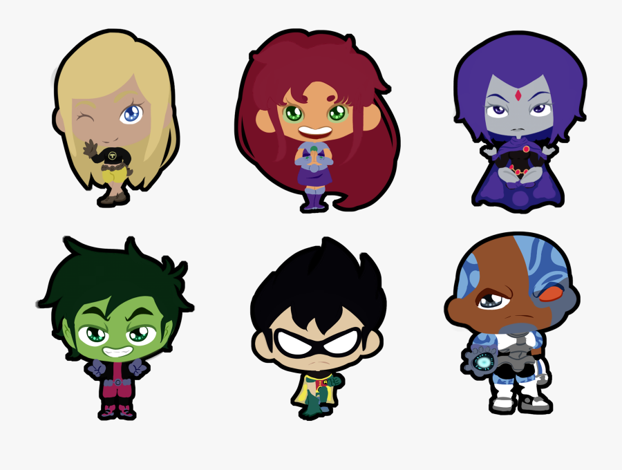 Cyborg Beast Boy Starfire Robin Terra - Cartoon, Transparent Clipart