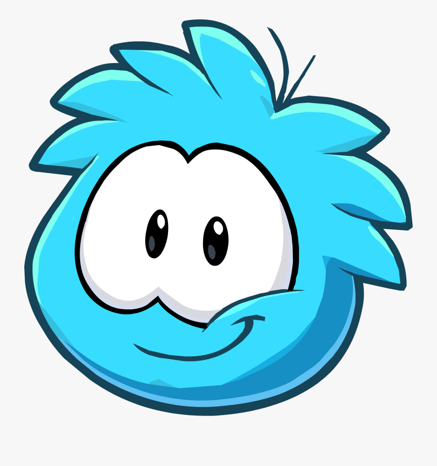 Party Hats Coloring Pages Download - Club Penguin Blue Puffle, Transparent Clipart