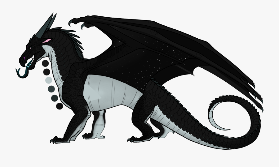 Transparent Dragon Wings Clipart - Moonwatcher Wings Of Fire Nightwing, Transparent Clipart
