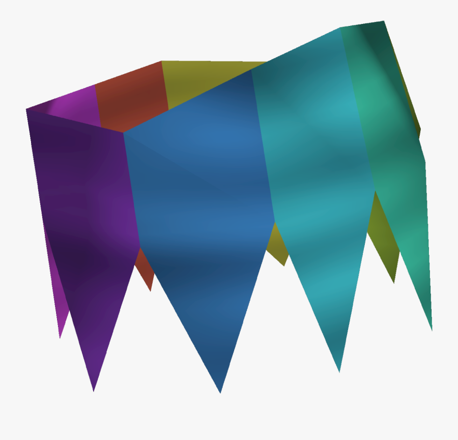 Clip Art Rainbow Party Hat - Runescape Rainbow Party Hat, Transparent Clipart