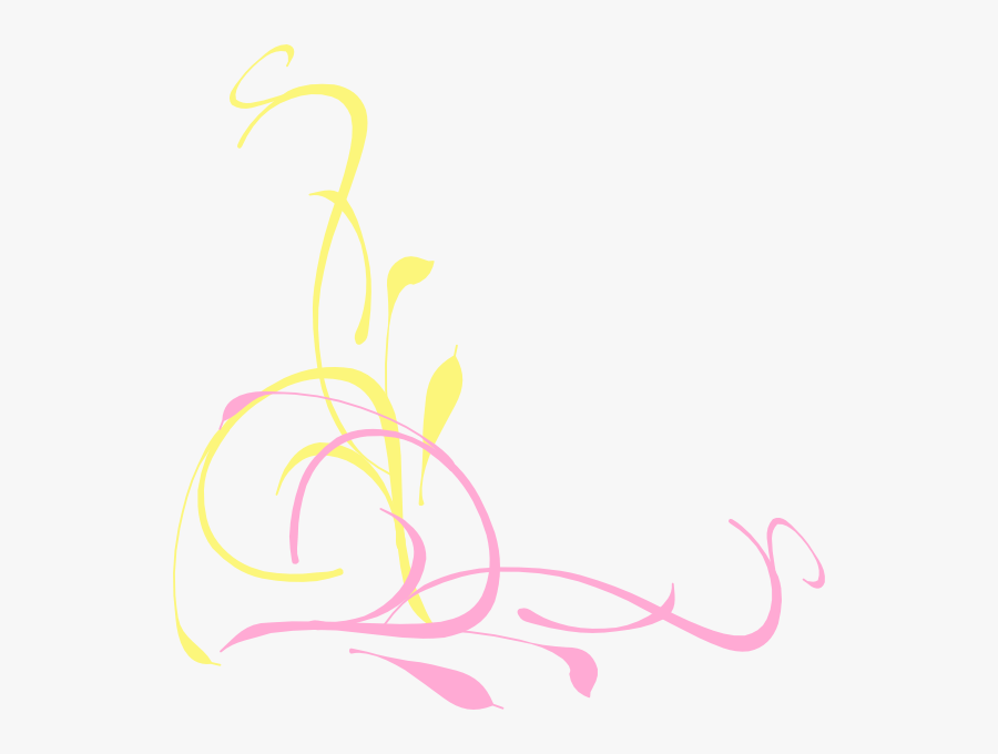 Floral Swirl Bubblegum Magenta Svg Clip Arts - Purple Gray Swirl Art, Transparent Clipart