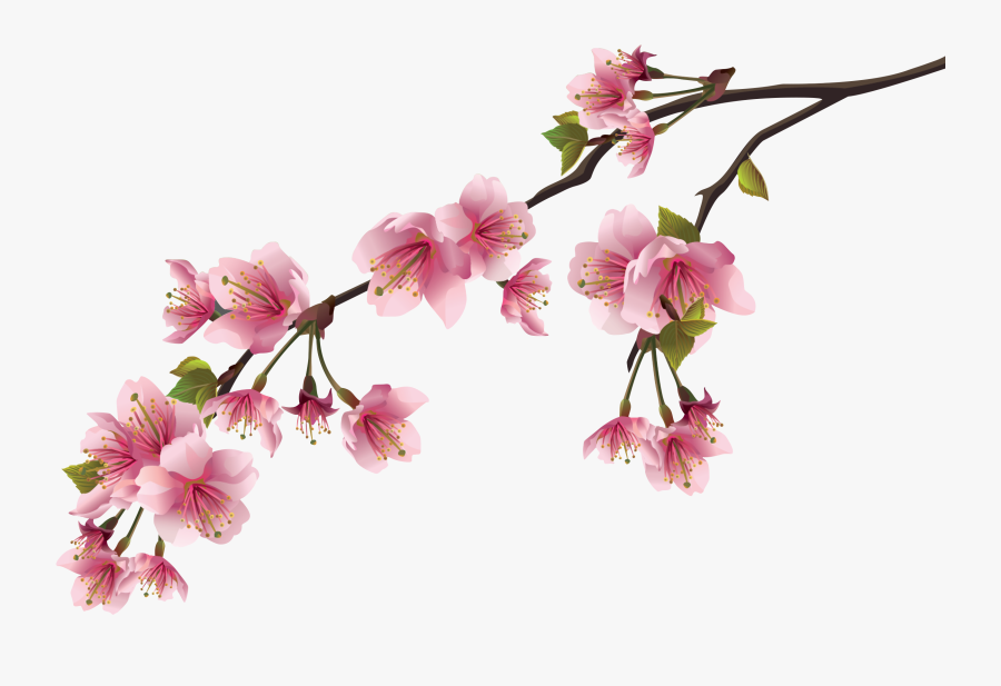 Vaporwave Cherry Blossom Png, Transparent Clipart