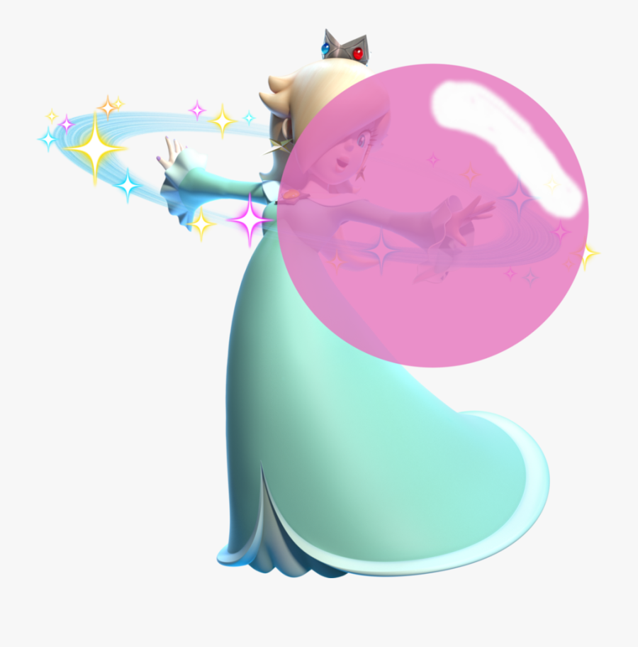 Rosalina Bubblegum By Bubblelover64 - Rosalina Super Mario Bros, Transparent Clipart
