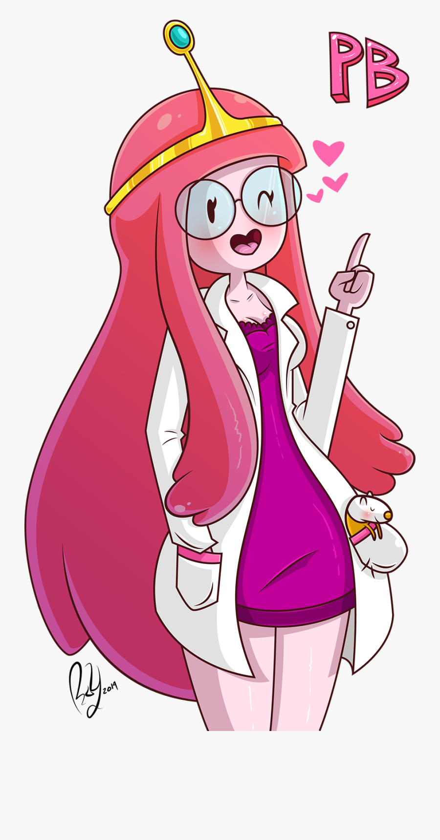 Playdough Clipart Princess - Adventure Time Princess Bubblegum Deviantart, Transparent Clipart