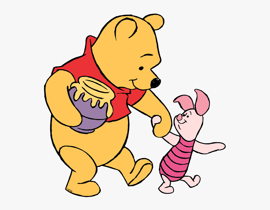 Winnie The Pooh With Piglet, Transparent Clipart