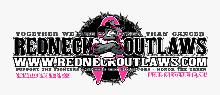 Transparent Never Give Up Clipart - Redneck Outlaws, Transparent Clipart