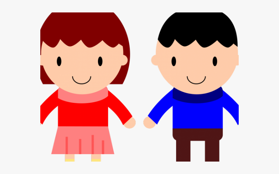 Transparent Blink Clipart - Boy And Girl Png, Transparent Clipart