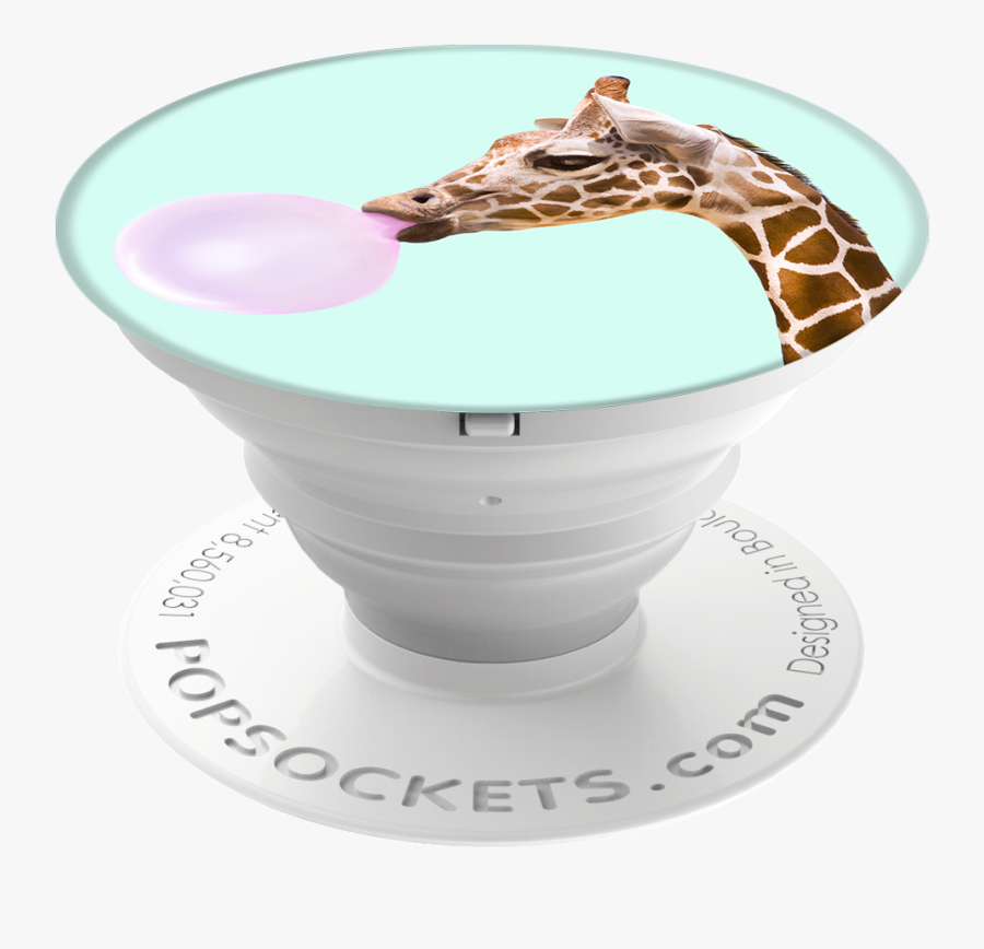 Transparent Texting Bubble Png - Bubblegum Giraffe Popsocket, Transparent Clipart