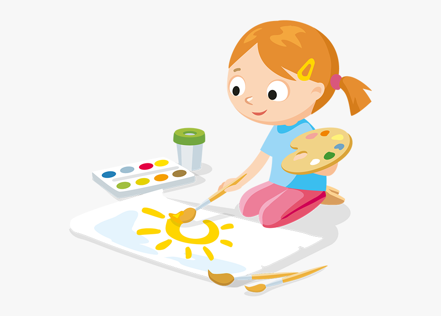 Educational Games Messages Sticker-10 - Children Painting Clipart, Transparent Clipart