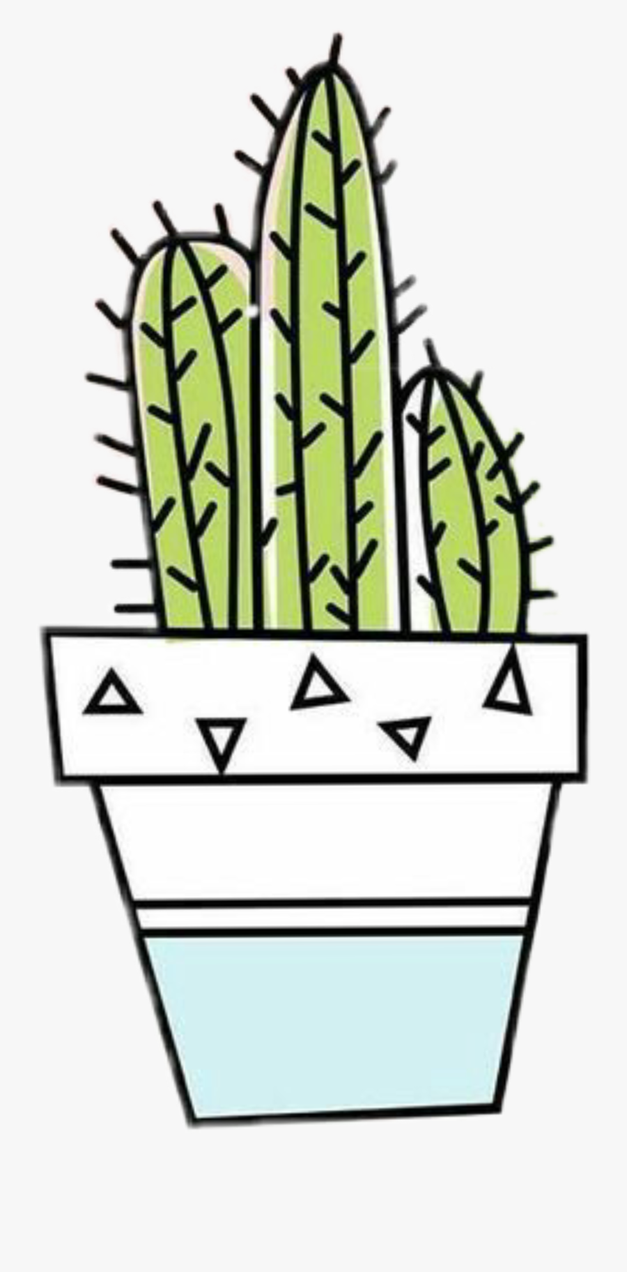 Huge Collection Of "cactus Tumblr Drawing" - Transparent Png Cactus Png, Transparent Clipart