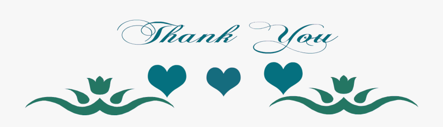 Thank You Transparent Background Green, Transparent Clipart