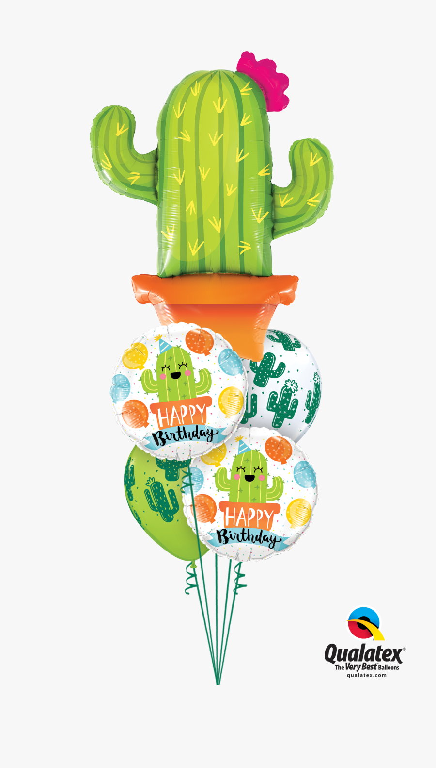 Cactus Balloon, Transparent Clipart