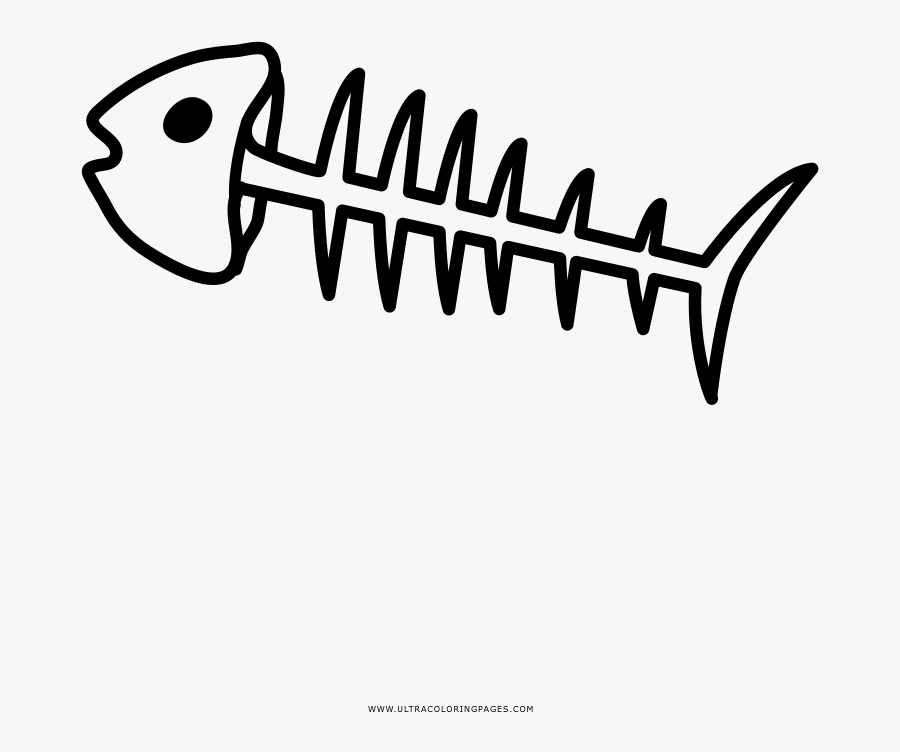 Fish Bone Drawing Ishikawa Diagram Coloring Book - Espina De Pescado Dibujo, Transparent Clipart