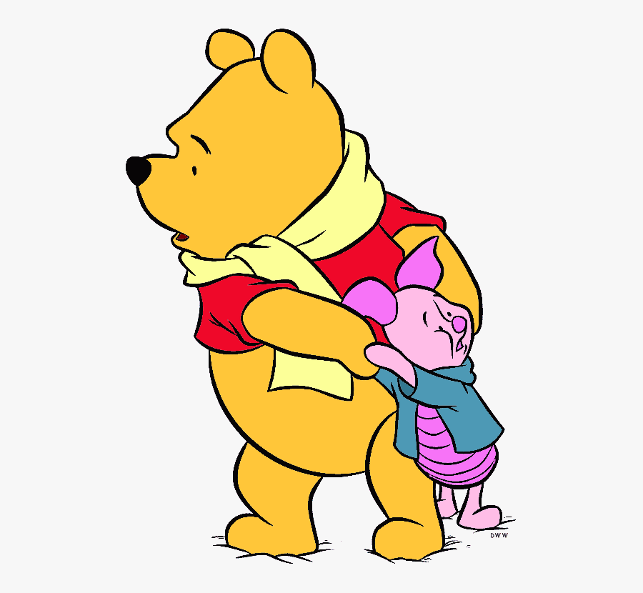 Piglet And Pooh Scared Clipart Piglet Winnie The Pooh - Winnie The Pooh Scared, Transparent Clipart