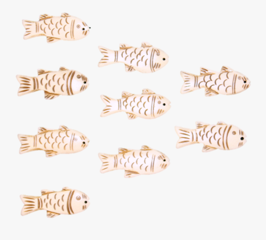 Real Bone Carved Fish - Fish Products, Transparent Clipart