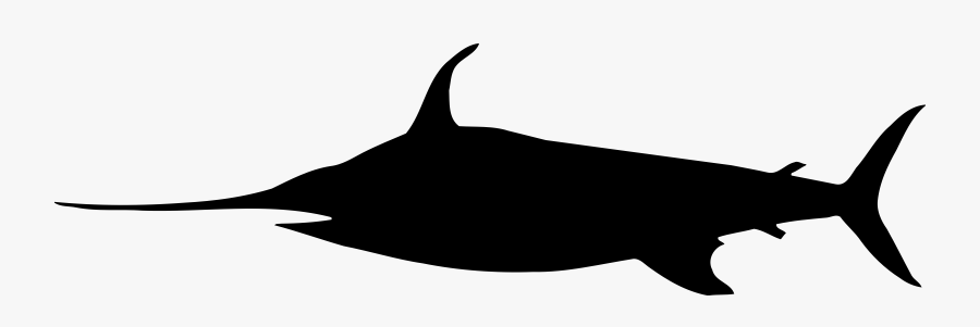 Siluetas De Pez Espada, Transparent Clipart