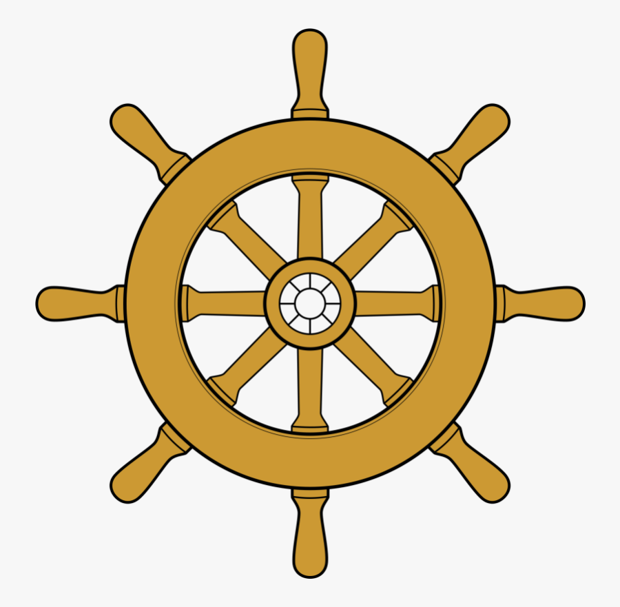 Ship Wheel Captain Clipart For Free On Pirate Transparent - Pirate Ship Wheel Clip Art, Transparent Clipart