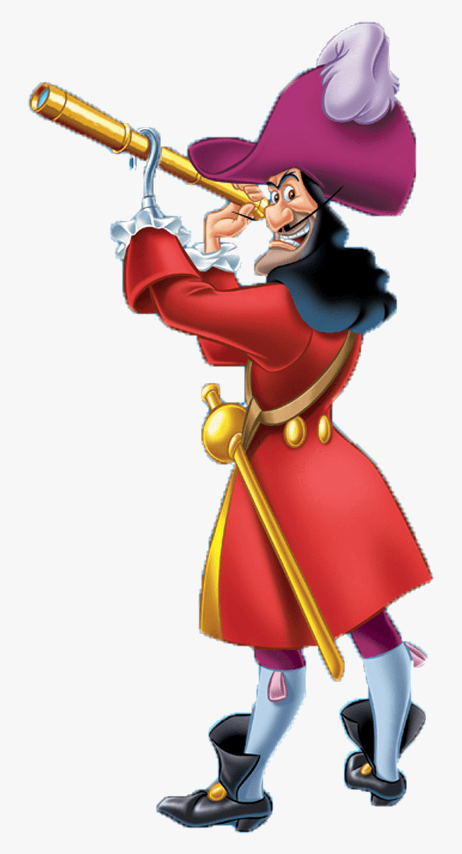 Clipart Captain Hook - Peter Pan Hook Png, Transparent Clipart