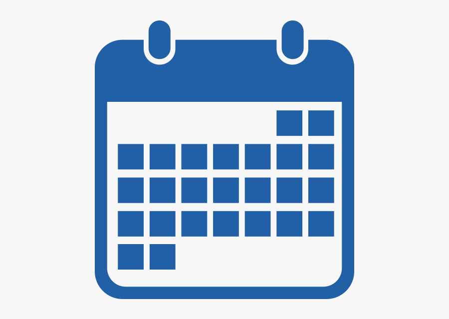 Blue Calendar Logo Png, Transparent Clipart