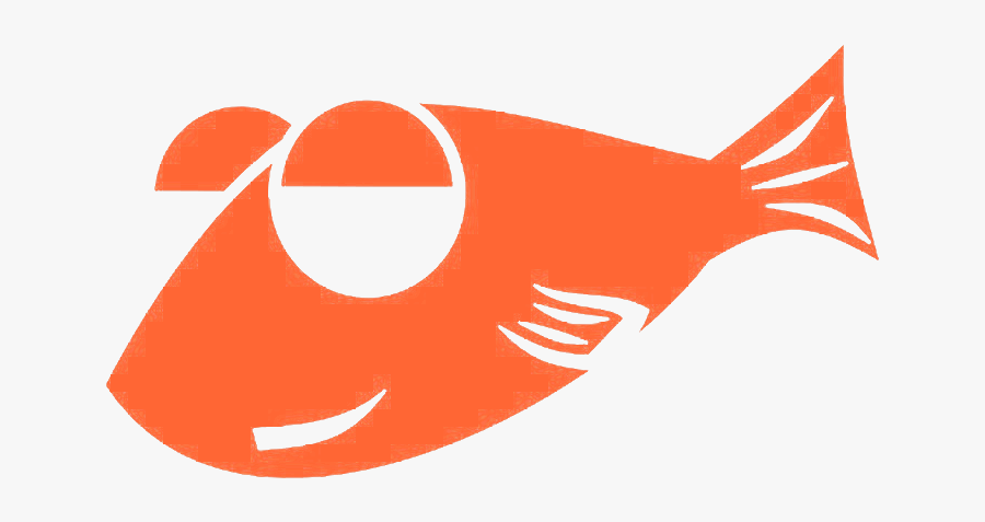 2053465948 Clipartfish13754-orange, Transparent Clipart