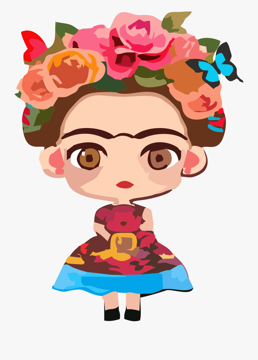 Clip Art Frida Kahlo Clipart - Frida Kahlo Vector Png, Transparent Clipart