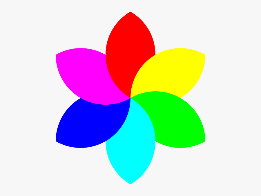 7 Petal Flower Vector, Transparent Clipart