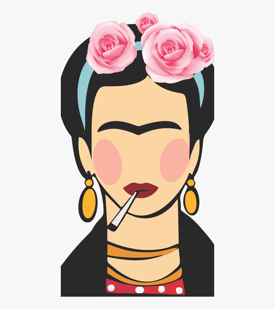 Frida Kahlo Animada, Transparent Clipart