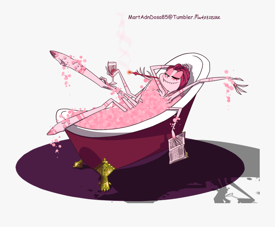 Transparent Bubble Bath Png - Hazbin Hotel Angel Dust, Transparent Clipart