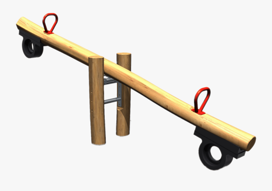 Seesaw Illustration - Seesaw Png, Transparent Clipart