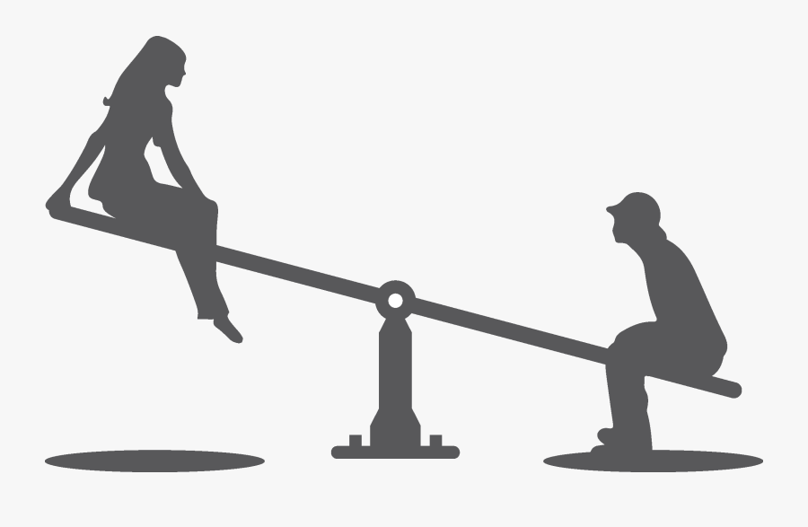 Transparent Grenade Silhouette Png - Silhouette On A Seesaw, Transparent Clipart