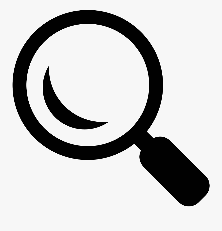 Search Magnifying Glass Icon - Search Icon Png, Transparent Clipart