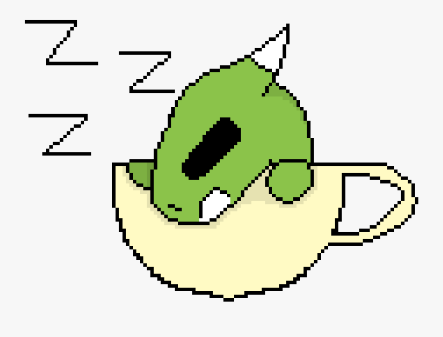 Cute Baby Dragon Sleeping In A Tea Cup Clipart , Png - Cuteness, Transparent Clipart