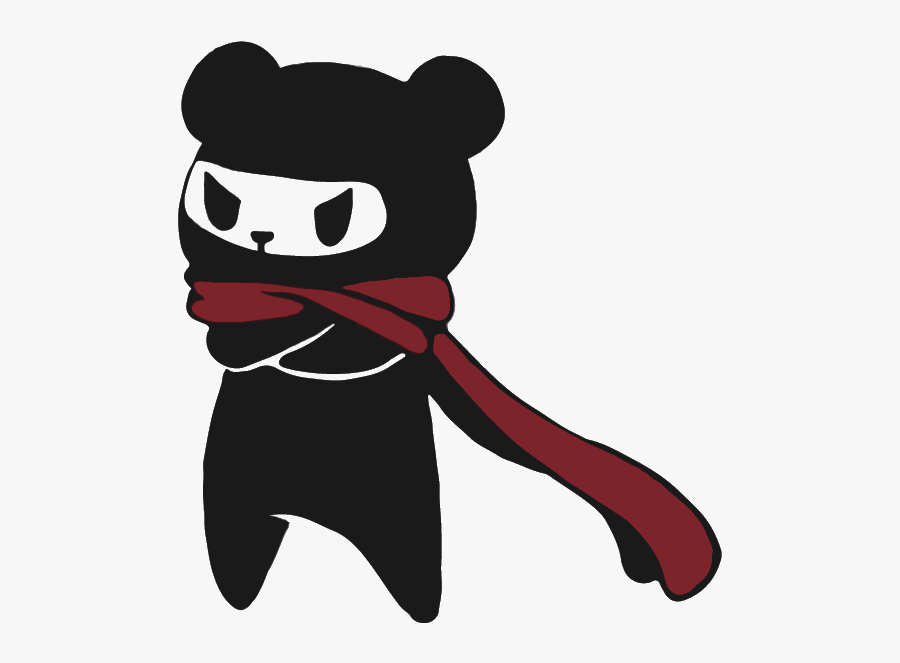 Ninja Panda Png, Transparent Clipart