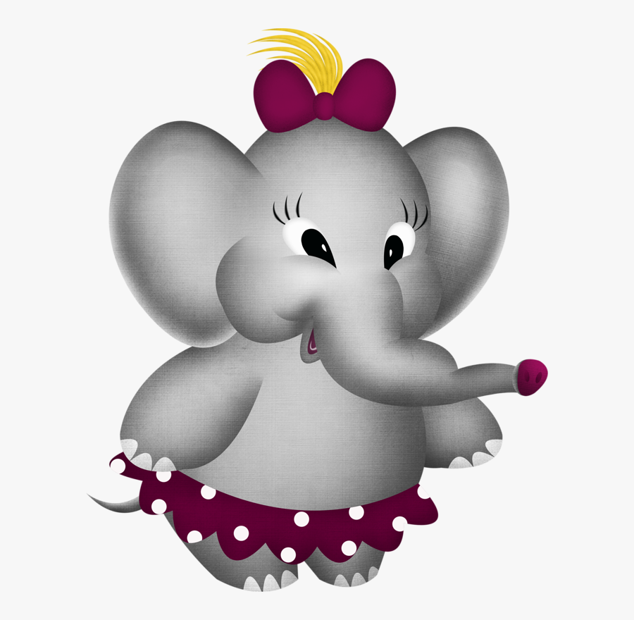 Transparent Suzy Zoo Clipart - Cute Baby Elephant Cartoon Dark Grey, Transparent Clipart