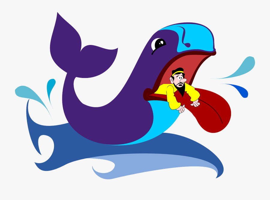 Summary Christianity Shines - Jonah And The Whale Png, Transparent Clipart