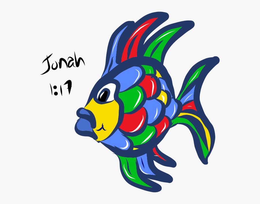 Jonah Bible Story Messages Sticker-0 Clipart , Png - Coral Reef Fish, Transparent Clipart