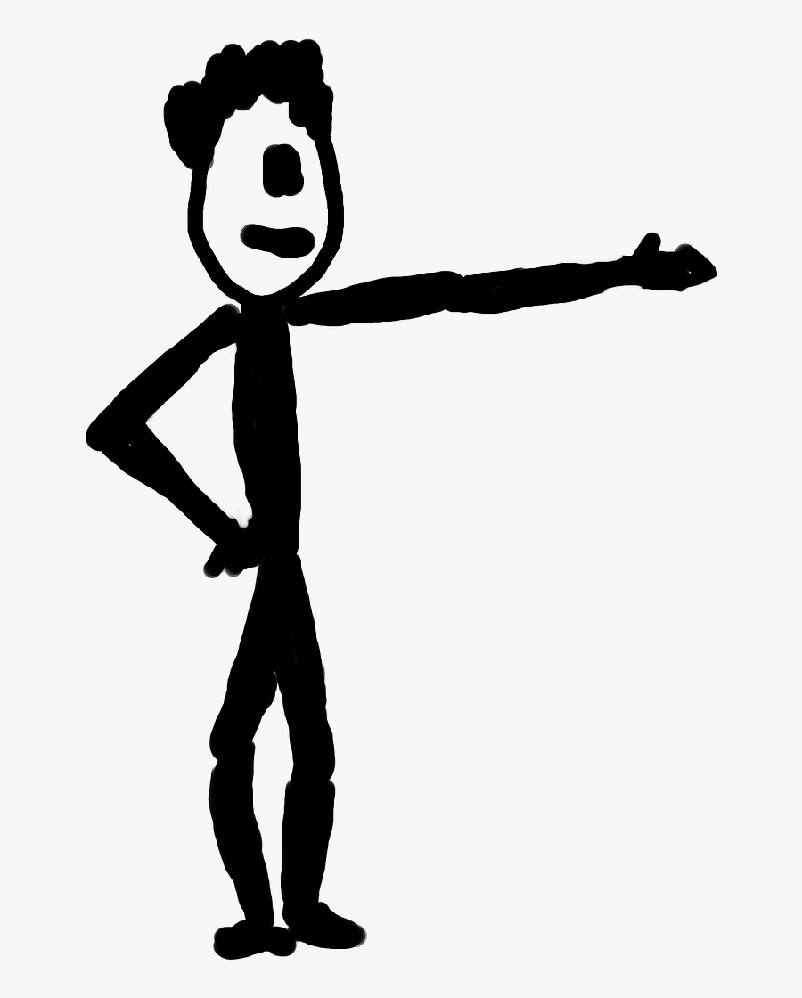 Cartoon Designates Pointing Free Picture - Montrer Du Doigt Dessin, Transparent Clipart