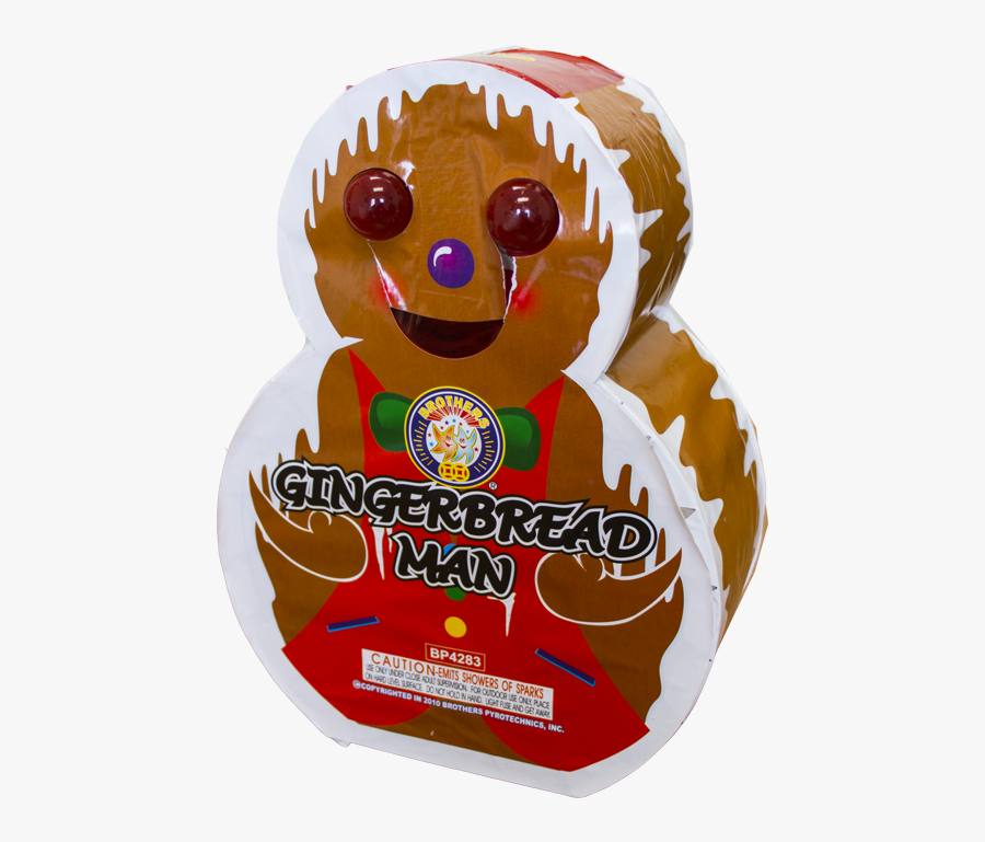Bp4283 Gingerbread Man 8/1 - Brothers Fireworks, Transparent Clipart