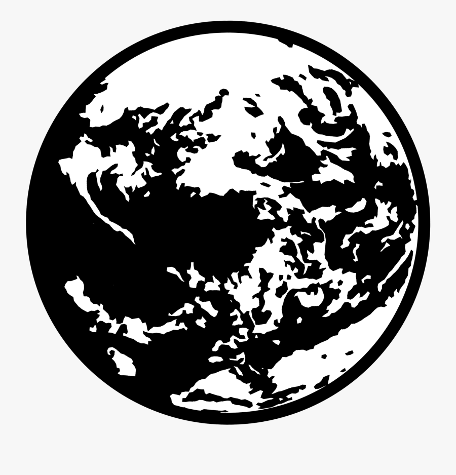 Black And White Mother Earth - Smash Bros Earthbound Logo, Transparent Clipart