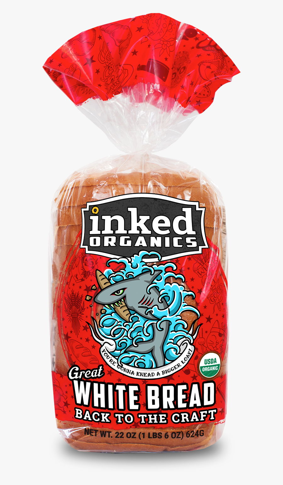 Snack - Inked Bread, Transparent Clipart