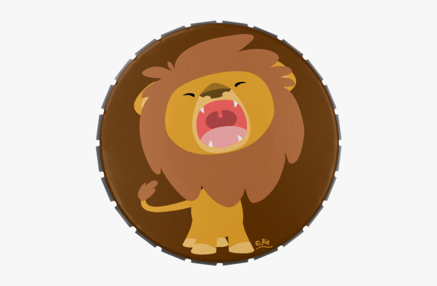 Roaring Cartoon Group Cute - Roaring Clipart Cute Cartoon Lion, Transparent Clipart