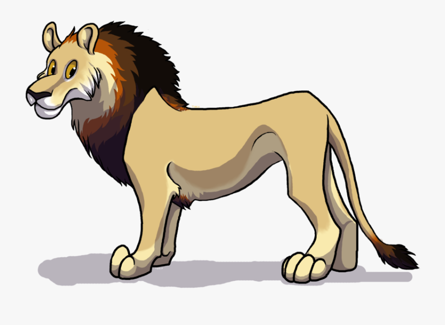 Cartoon Lion By Tirrih On Clipart Library - Masai Lion, Transparent Clipart