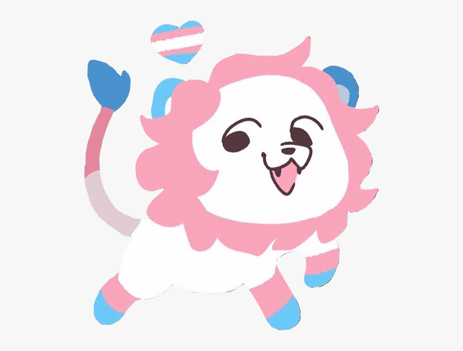 #trans #transgender #cute #lion #cat #lioness #kawaii - Cartoon, Transparent Clipart