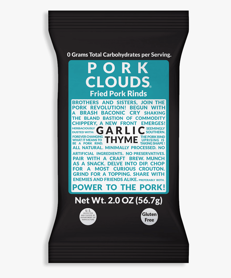 Garlic 2oz - Pork Clouds 6 Oz, Transparent Clipart